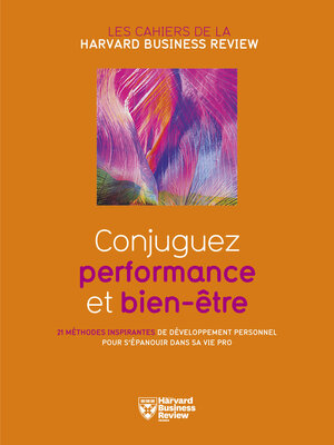 cover image of Conjuguez performance et bien-être